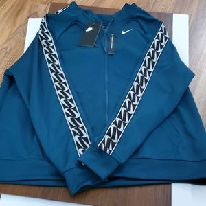 NWT Women's midnight tourquis zip hoodie